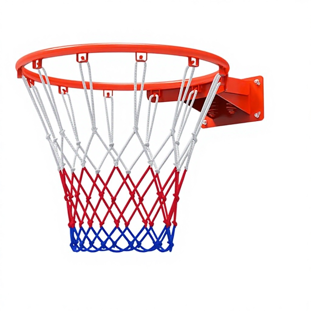 Basketball Hoop - 家庭用標準壁掛け式可動バスケットボールゴール、子供用屋内外兼用、赤/青/白、販売促進中