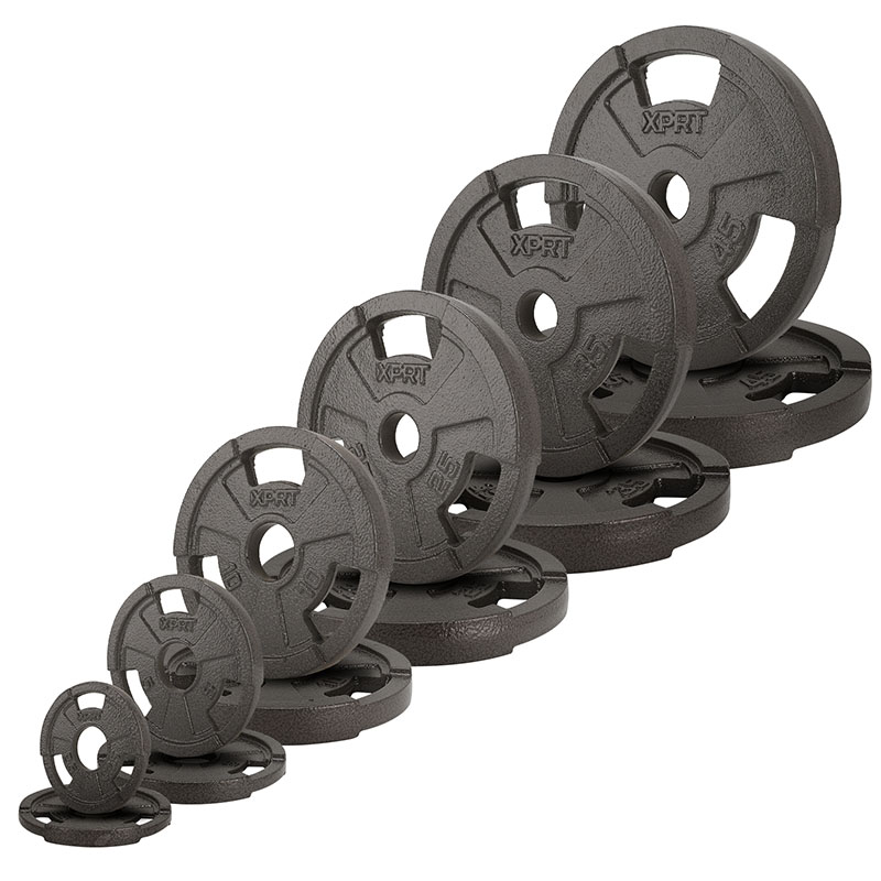 Dumbbell Set - プロ仕様300LB鋳鉄バーベルホームジムフィットネスパワーエクササイズ調整可能セット（3つのハンドル付きダンベルフリーウェイト）