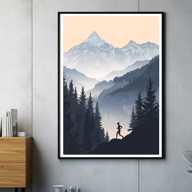 ミニマリストアウトドアアドベンチャーキャンバスウォールセット - Sports Equipment Poster のレビューと価格