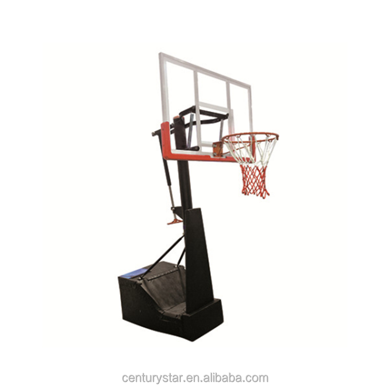 高品質強化ガラス製バックボード付き埋め込み式バスケットボール - Basketball Hoop のレビューと価格