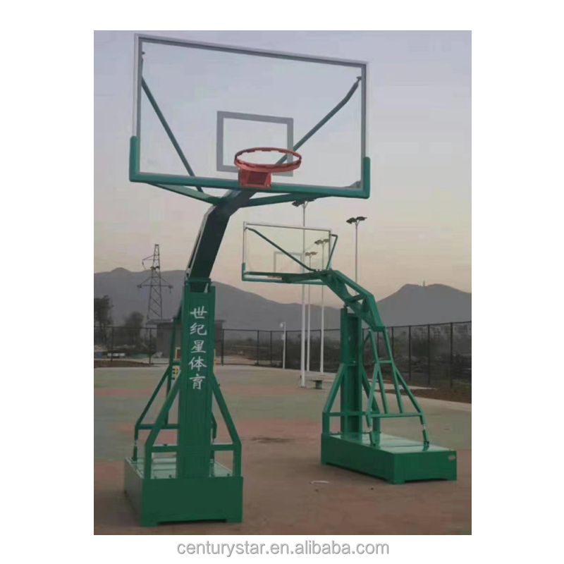 高品質強化ガラス製バックボード付き埋め込み式バスケットボール - Basketball Hoop のレビューと価格