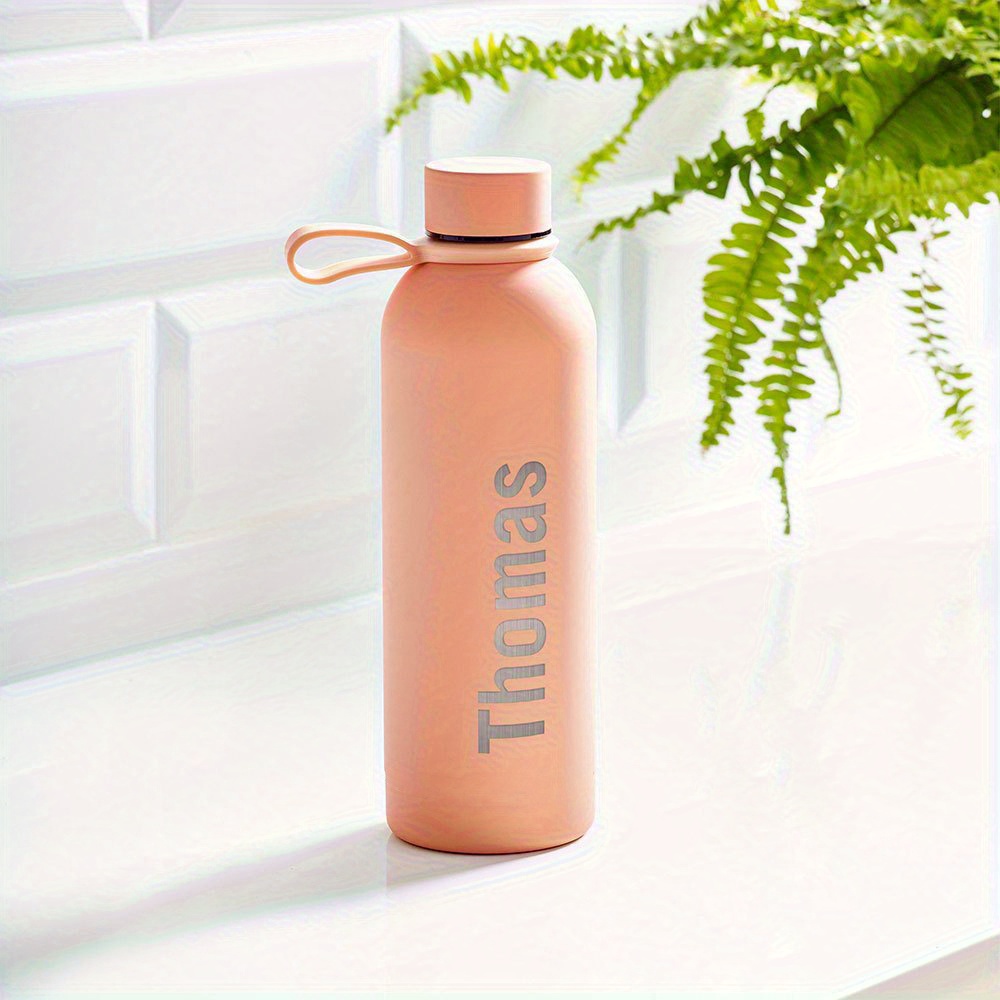 名前刻印入りステンレス製ウォーターボトル、カスタム名入り断熱 - Sports Water Bottle Insulated のレビューと価格